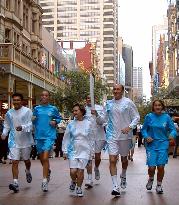 Uniforms for the Sydney Olympic torch relay unveiled